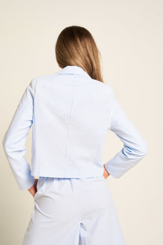 Seersucker Blazer