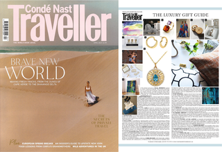 APRIL 2024 edition of Conde Nast Traveller featuring Amanzzo Ltd