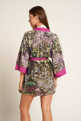 Unisex Voille Silk Kimono