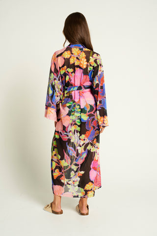 Unisex Midaxi Tulle Kimono