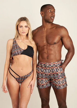 African Shorts and Bikini